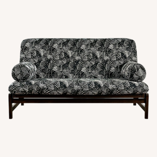 Used Crate & Barrel Black Fabric Futon for sale on AptDeco