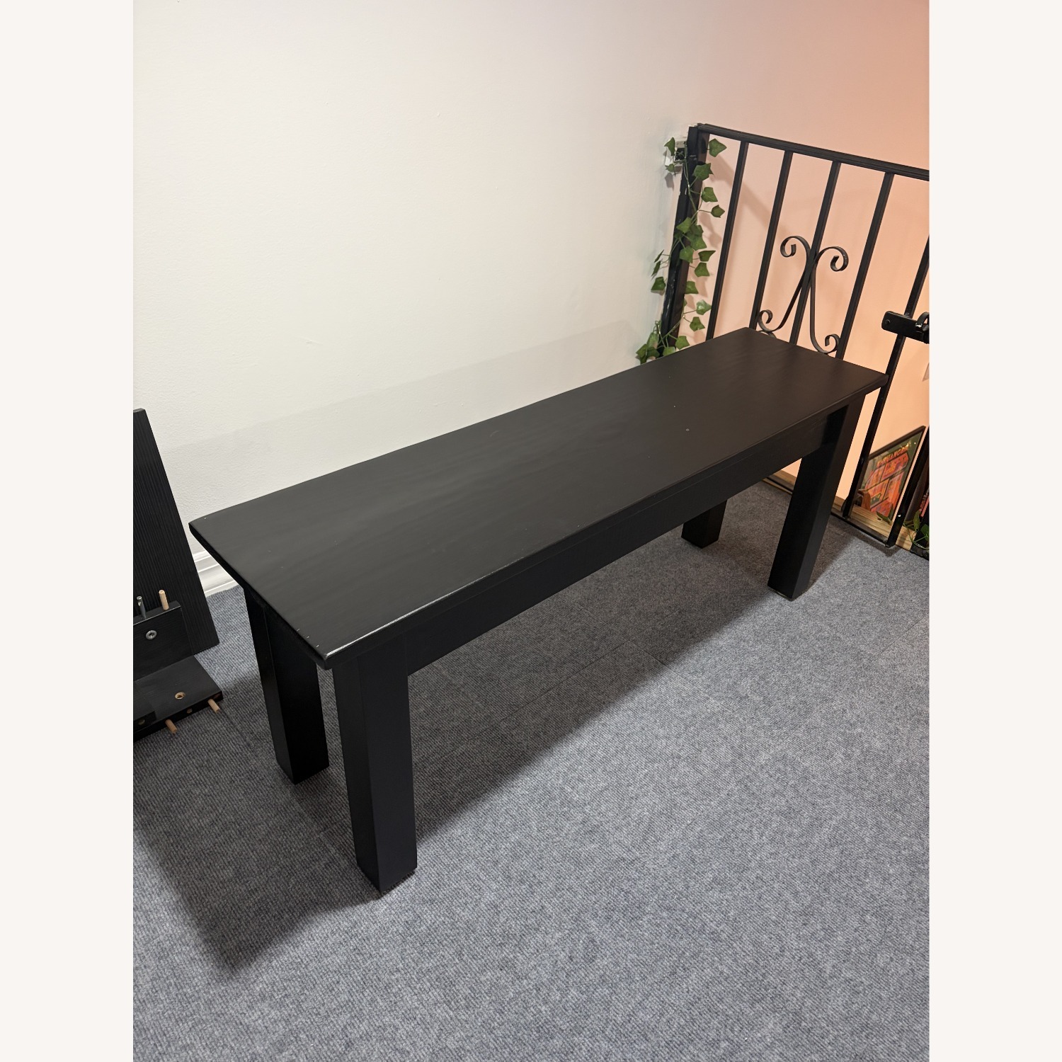 2x Black Benches  - image-1