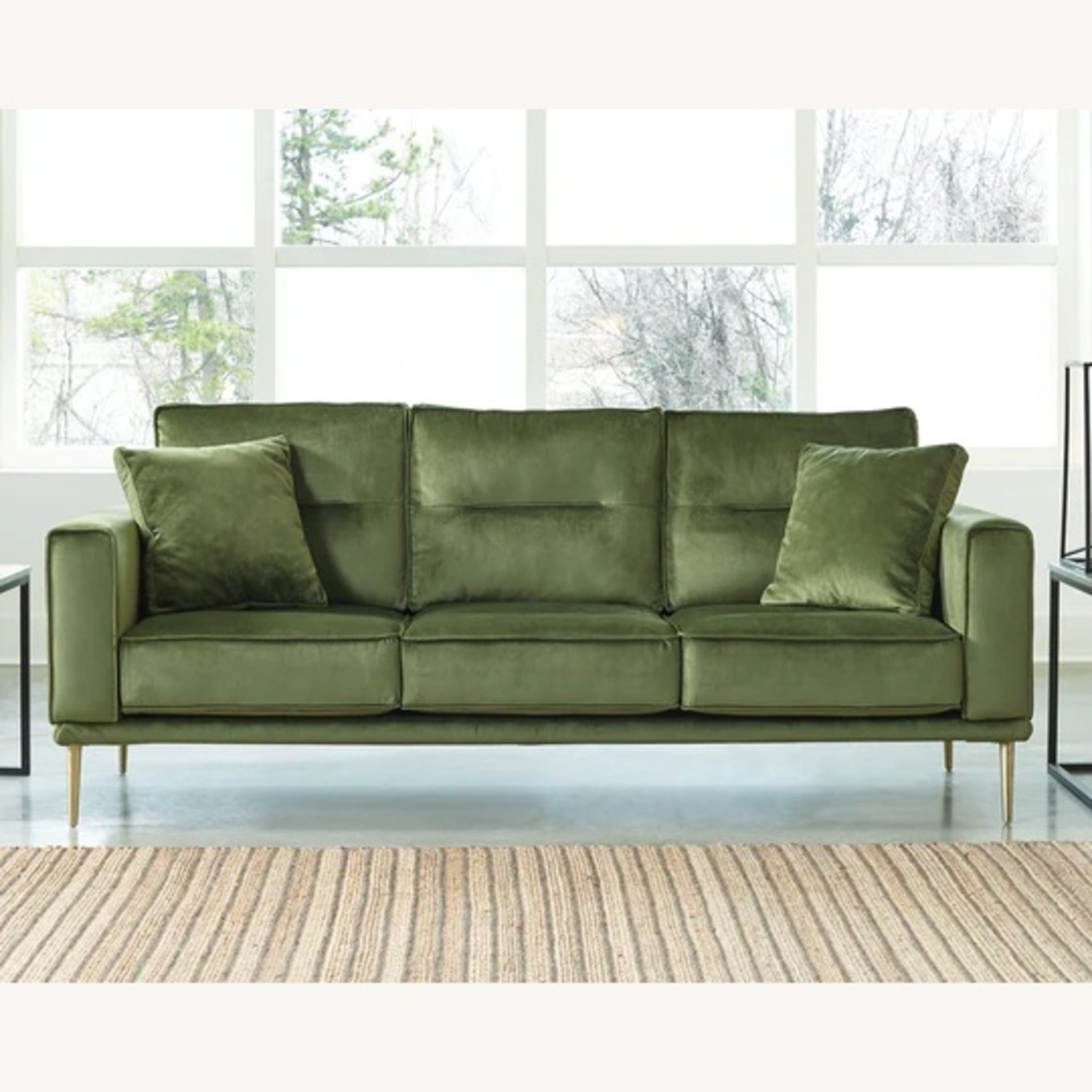 Ashley Furniture Green 3+ Seater Sofa - image-5