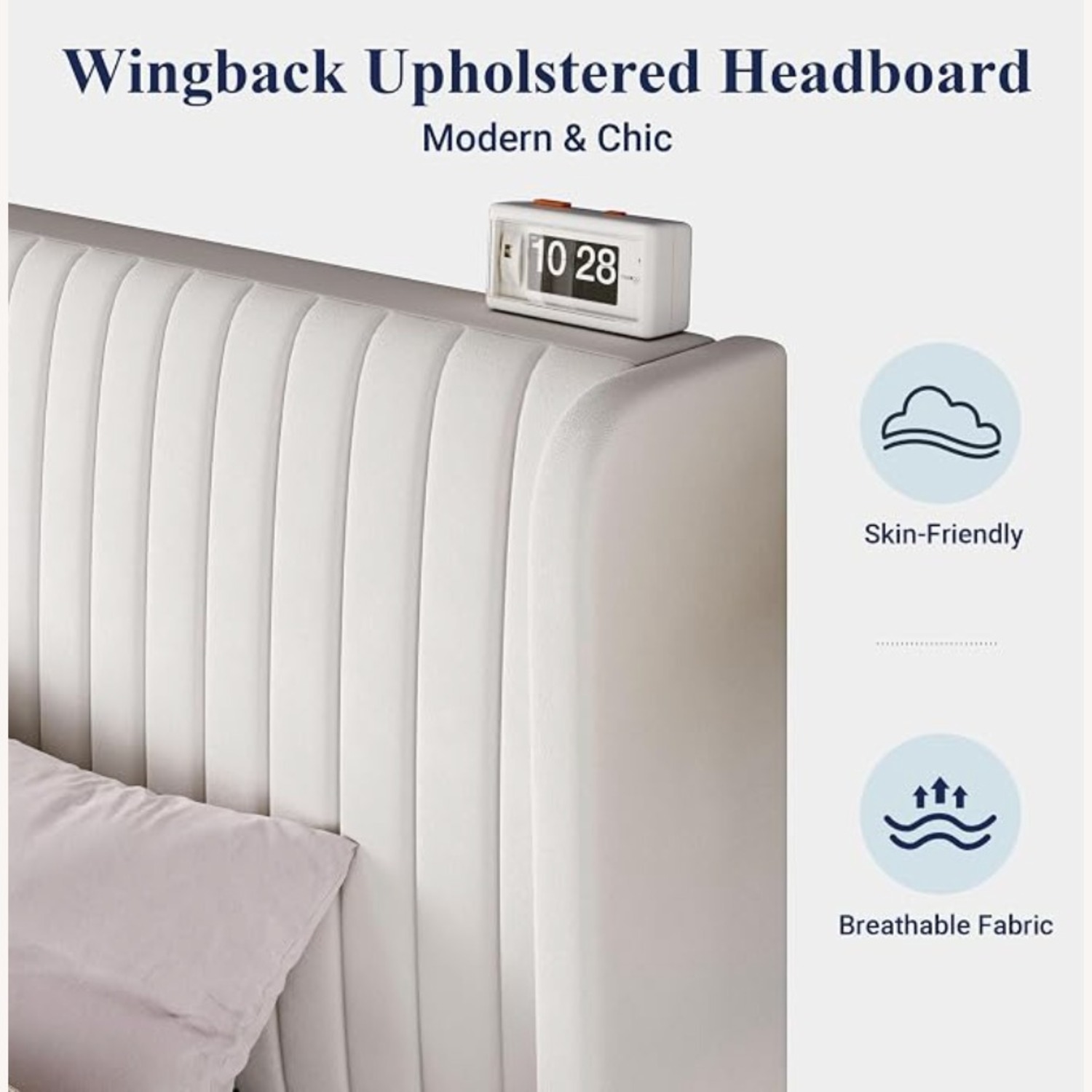 Allewie White Queen Bed - image-4