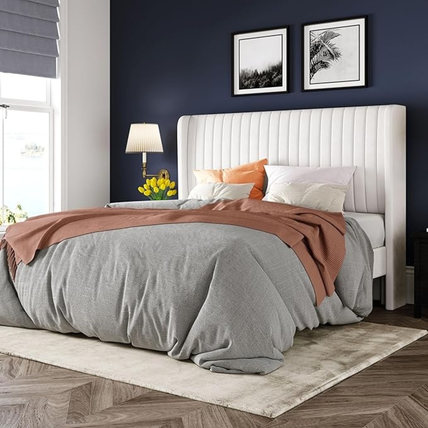 Allewie White Queen Bed - image-5
