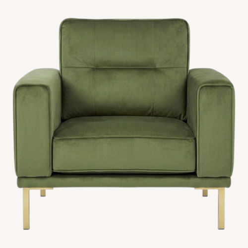 Used Ashley Furniture Green Accent Chair for sale on AptDeco