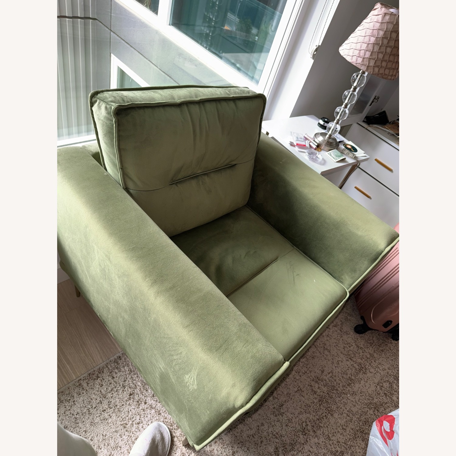 Ashley Furniture Green Accent Chair - image-2