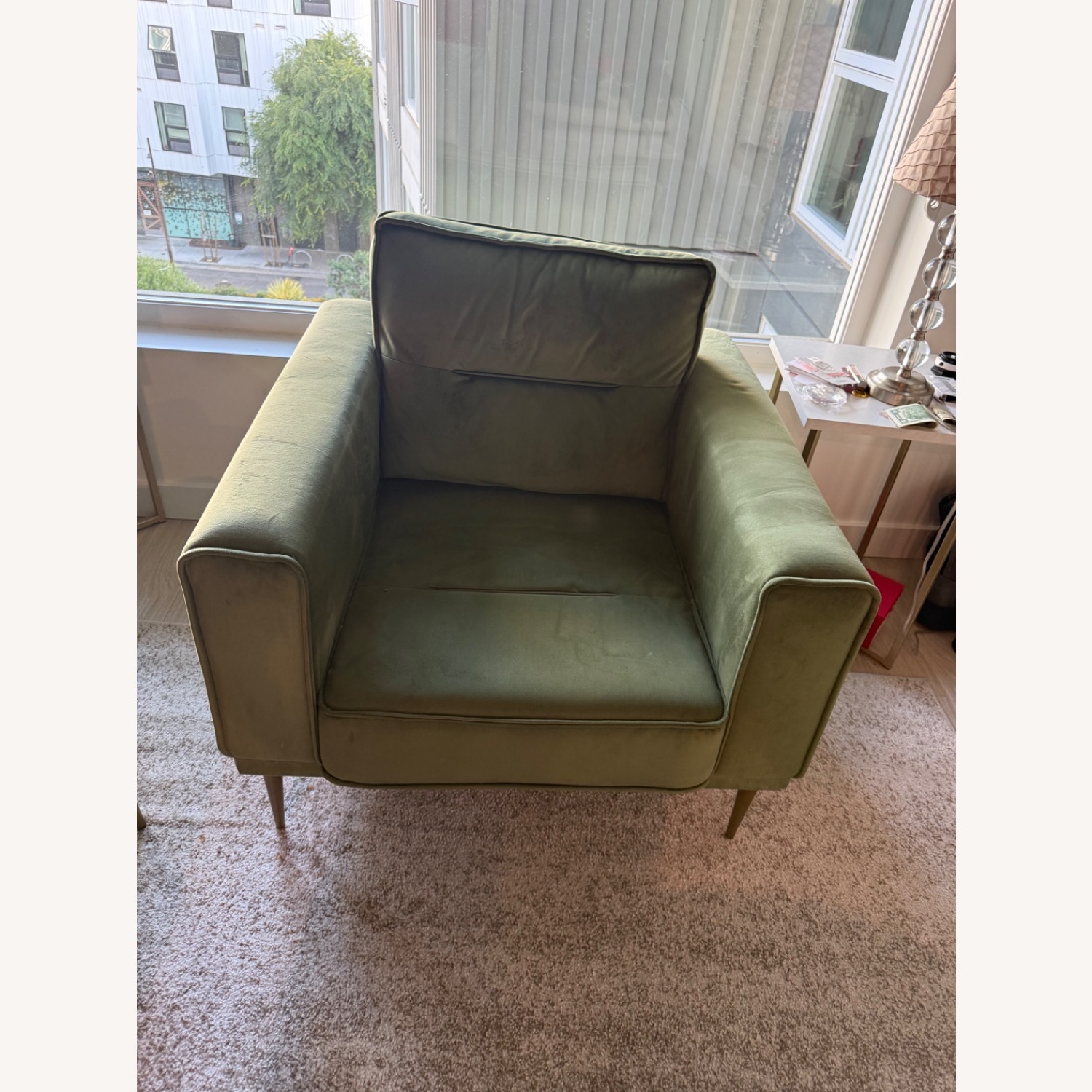 Ashley Furniture Green Accent Chair - image-1