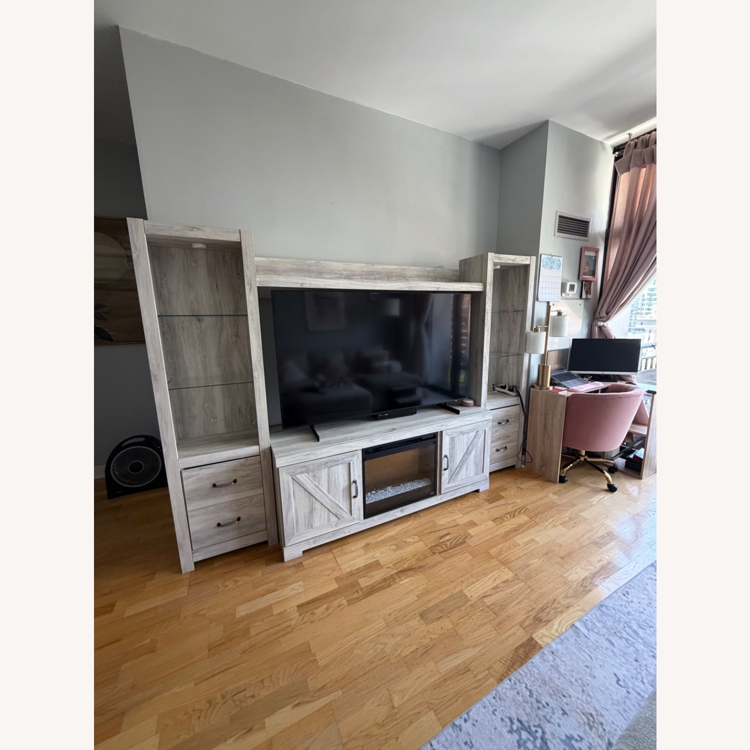 Ashley Furniture Bellaby White Wood Media Storage - image-2
