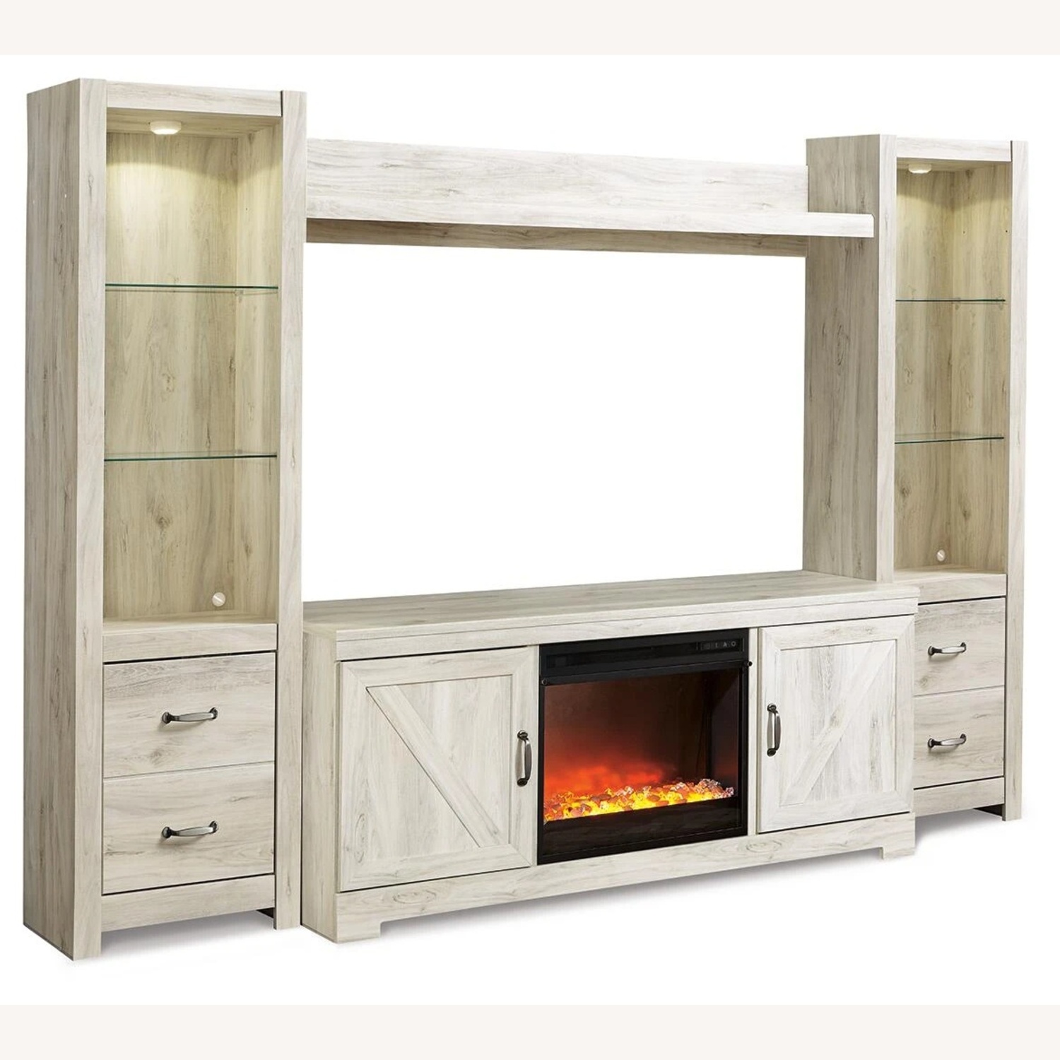 Ashley Furniture Bellaby White Wood Media Storage - image-5