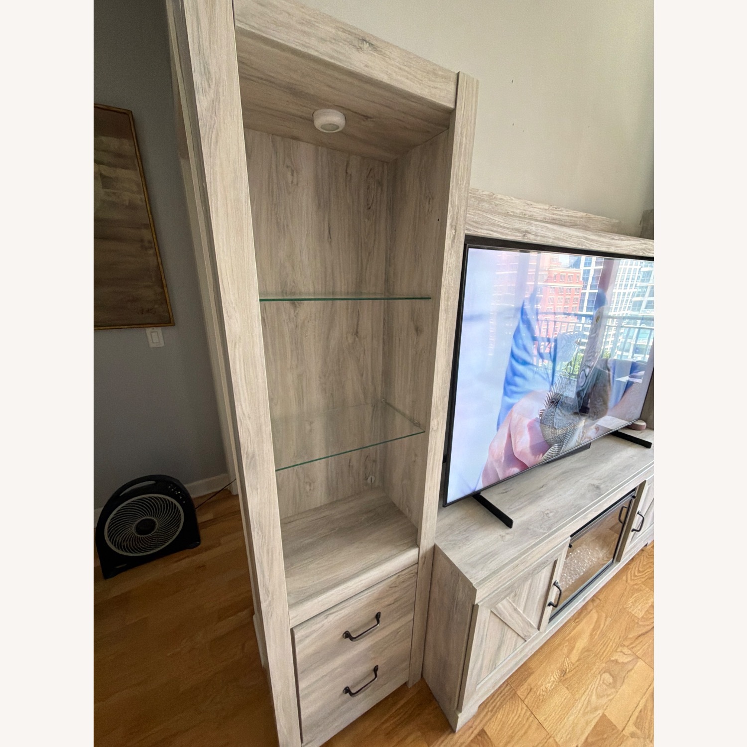 Ashley Furniture Bellaby White Wood Media Storage - image-3