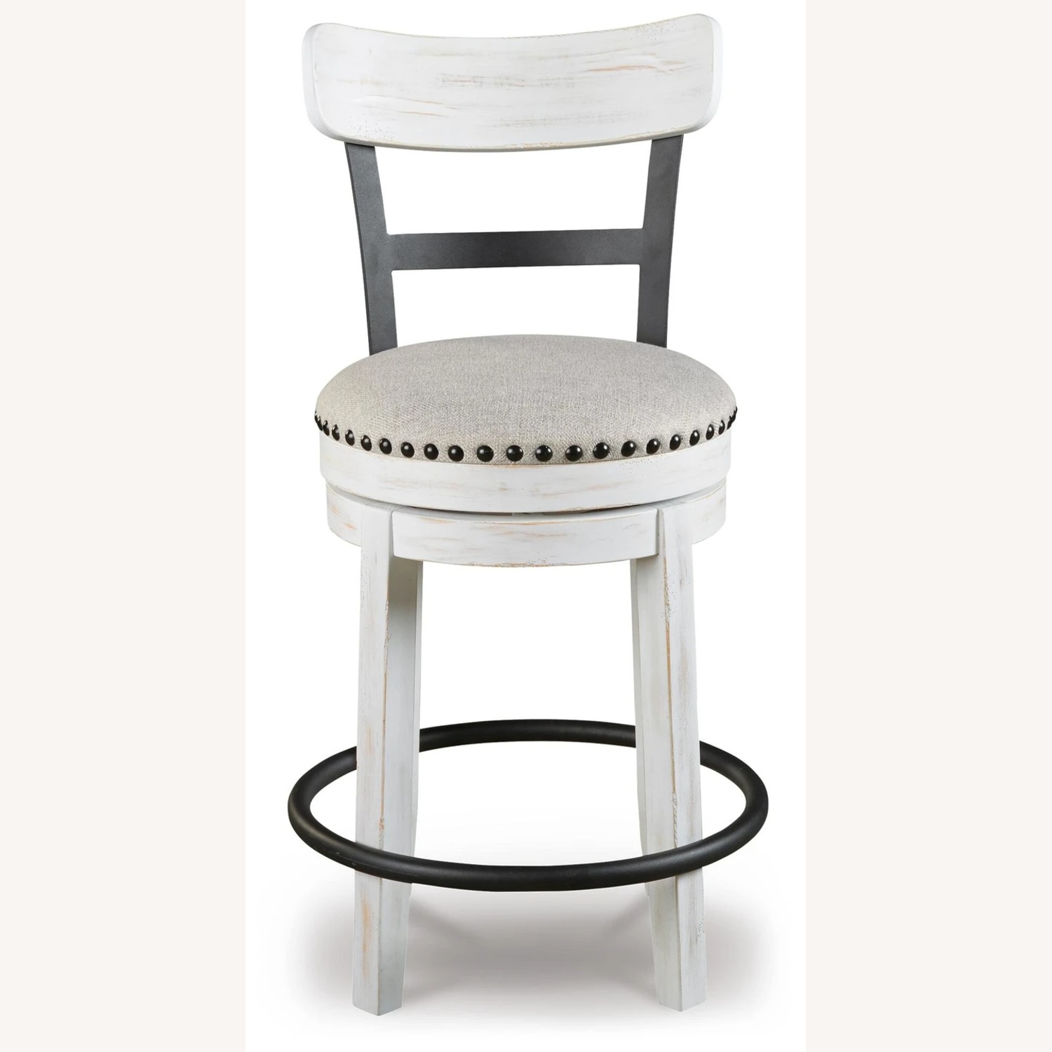 Ashley Furniture Valebeck White Wood Stools - image-4