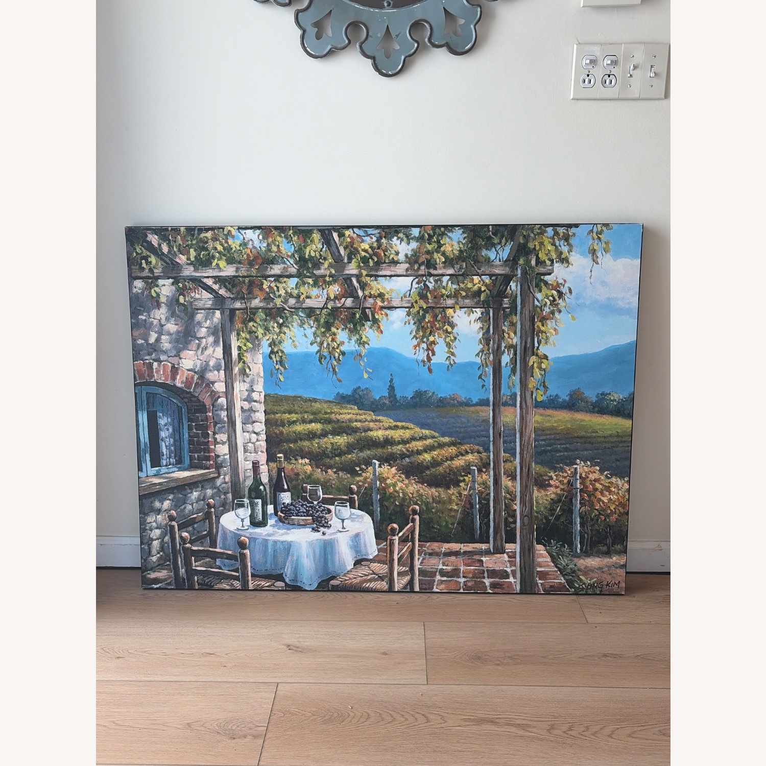 Large Canvas Print - “Vineyard Terrace” - image-3