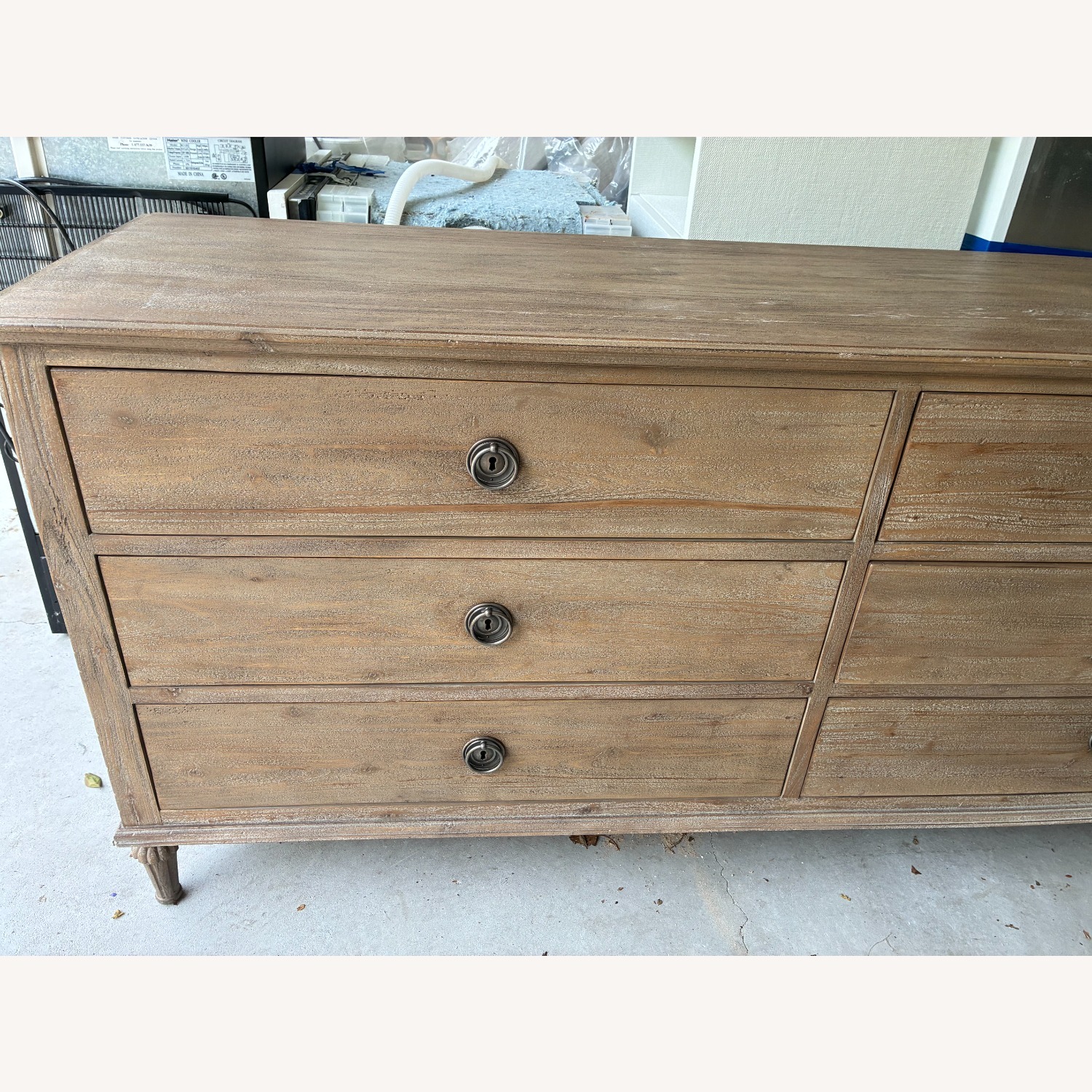 Restoration Hardware Maison Light Gray Wood Dresser - image-2
