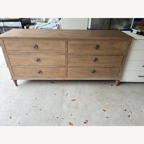 Used Restoration Hardware Maison Light Gray Wood Dresser for sale on AptDeco