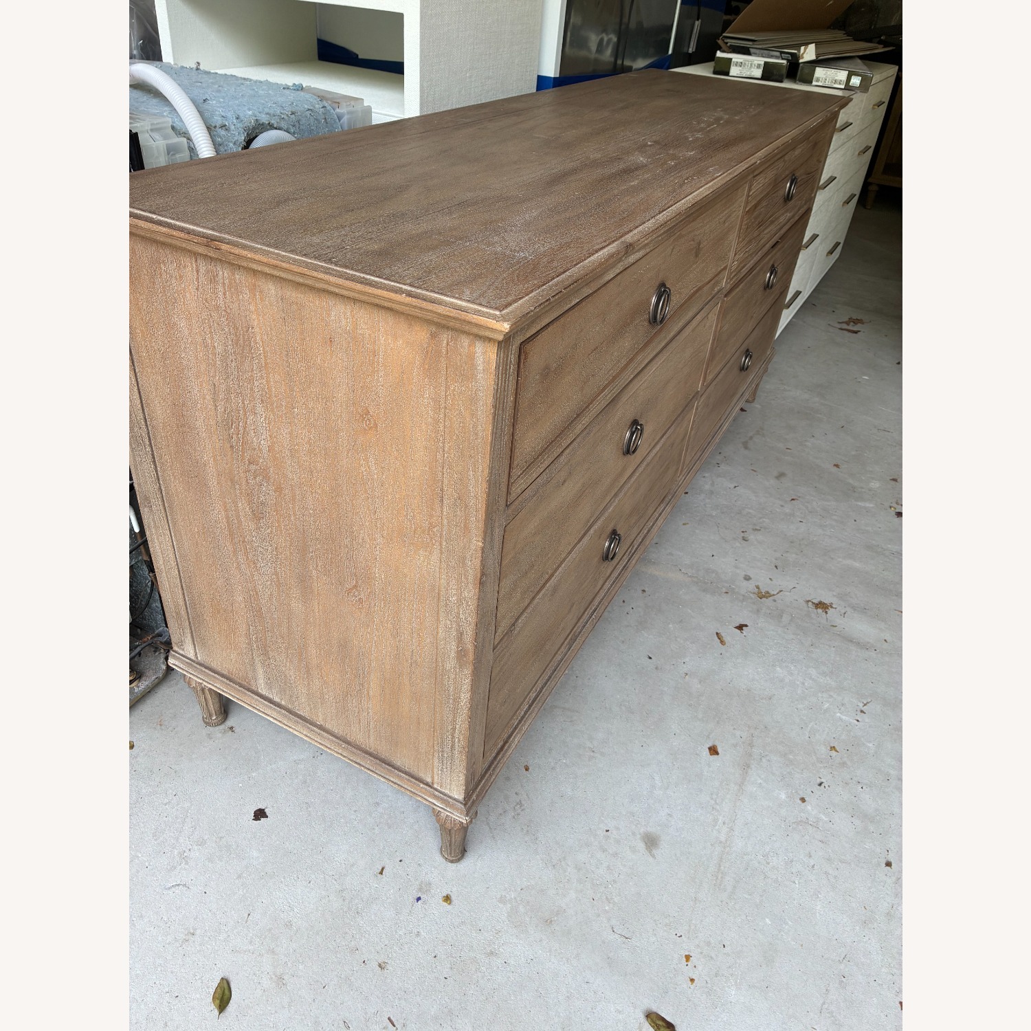 Restoration Hardware Maison Light Gray Wood Dresser - image-5