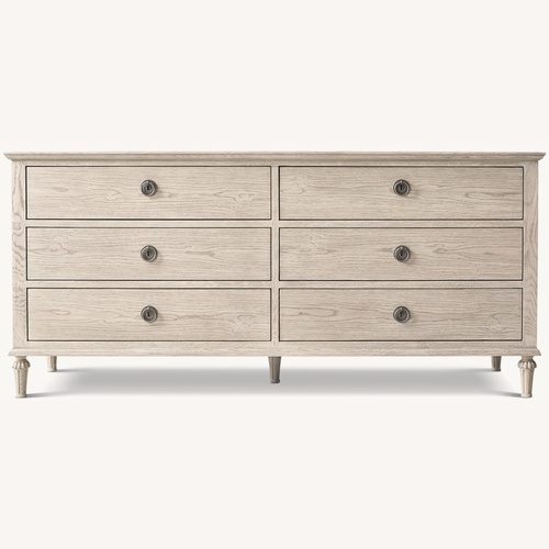 Used Restoration Hardware Maison Light Gray Wood Dresser for sale on AptDeco