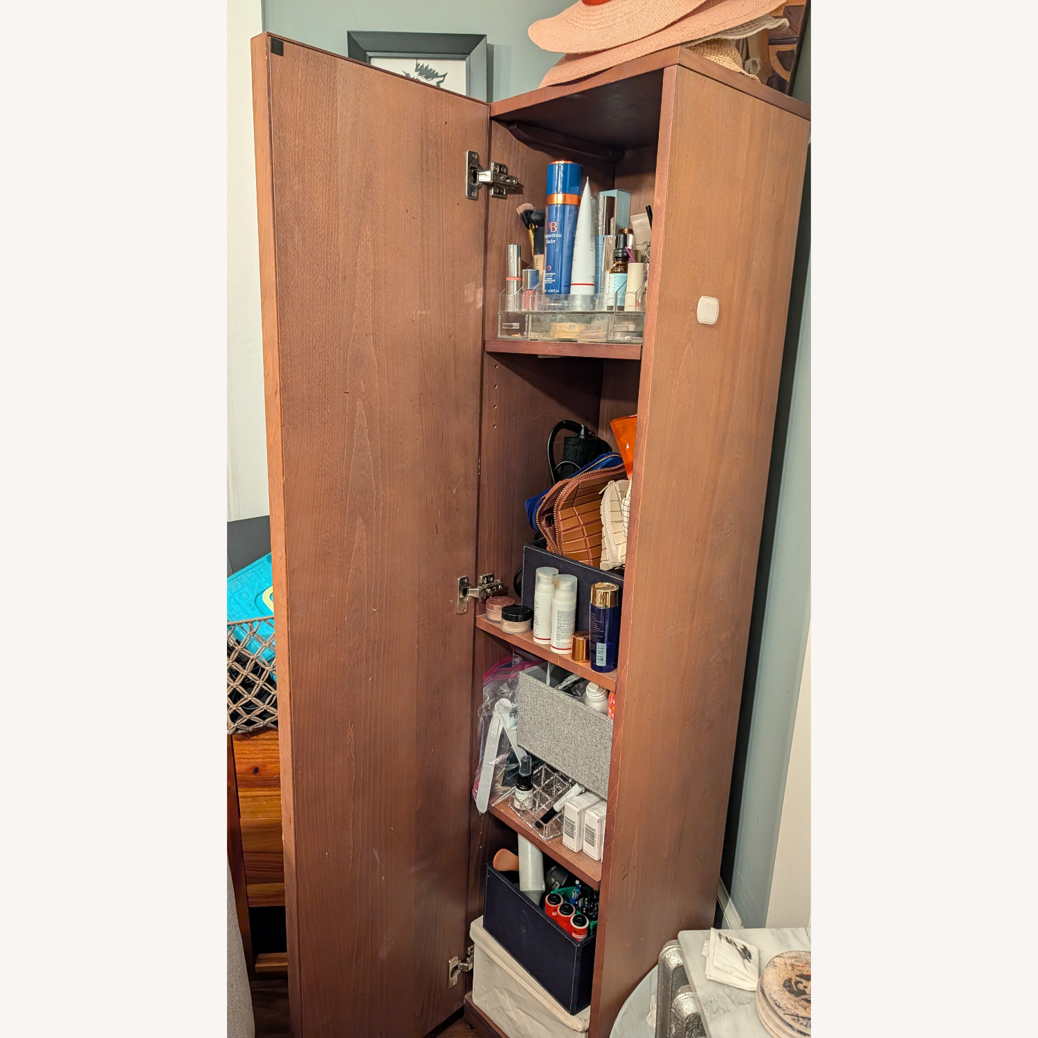 CB2 Dark Brown Wood Armoire - image-2