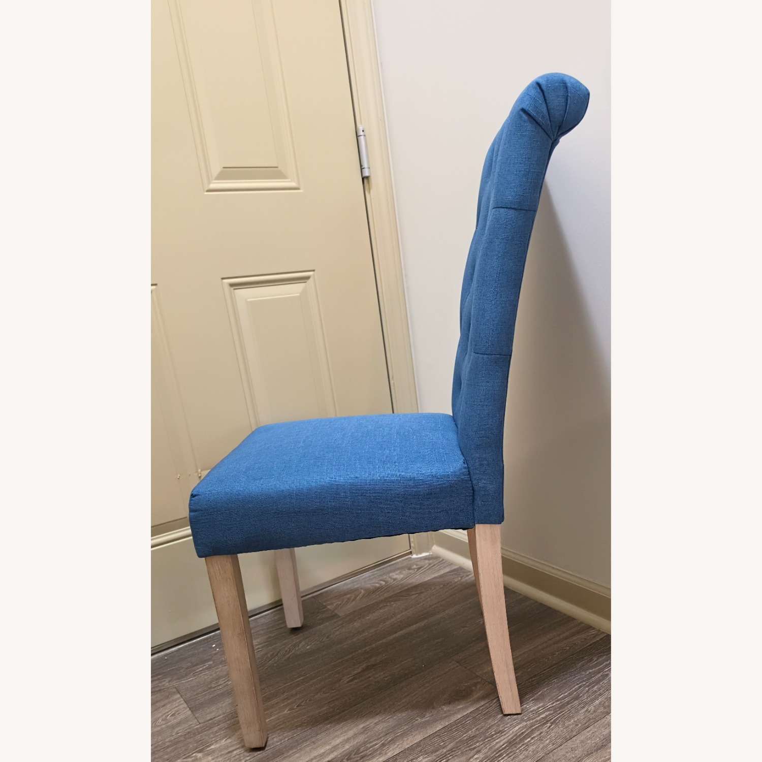 Yaheetech Blue Parson Fabric Dining Chair - image-1