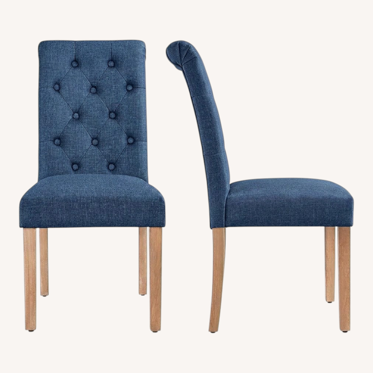 Yaheetech Blue Parson Fabric Dining Chair - image-0
