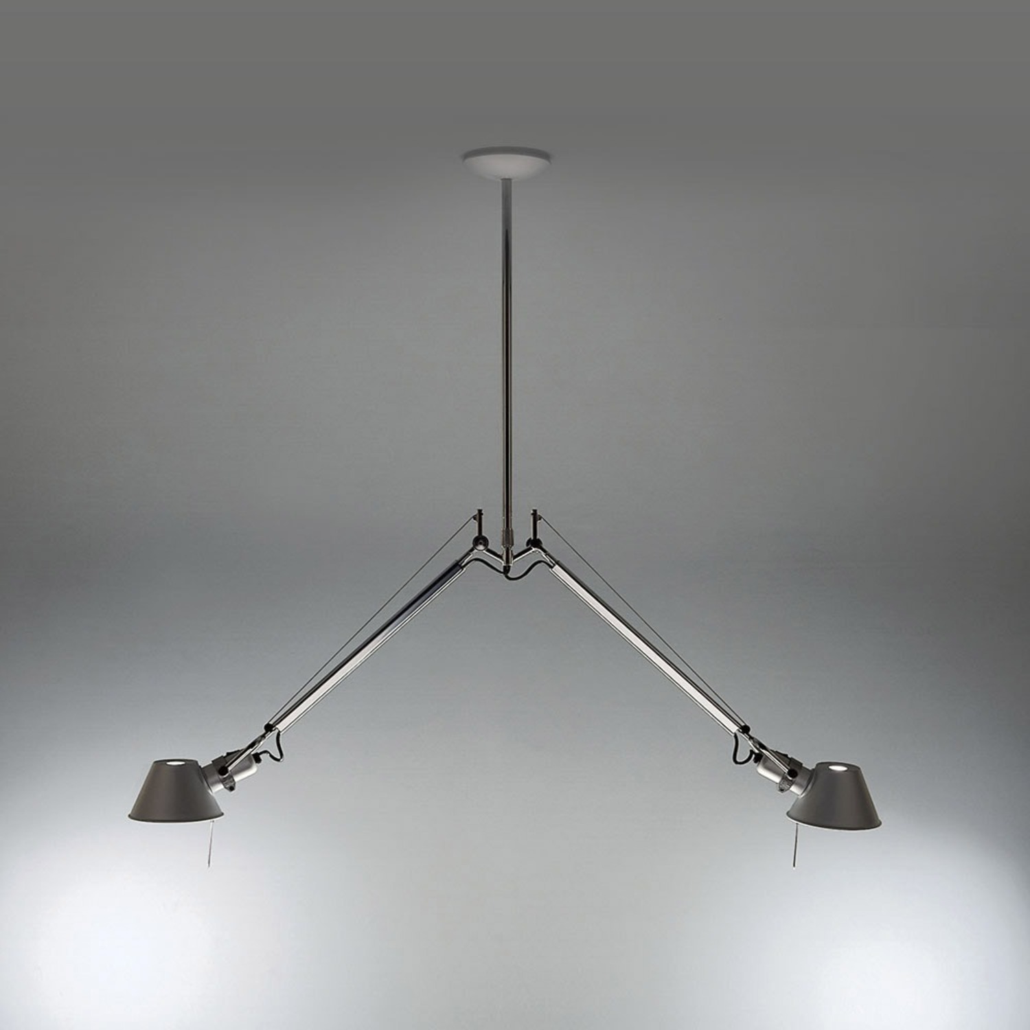 Artemide Tolomeo Stainless Steel Ceiling Lamp - image-1