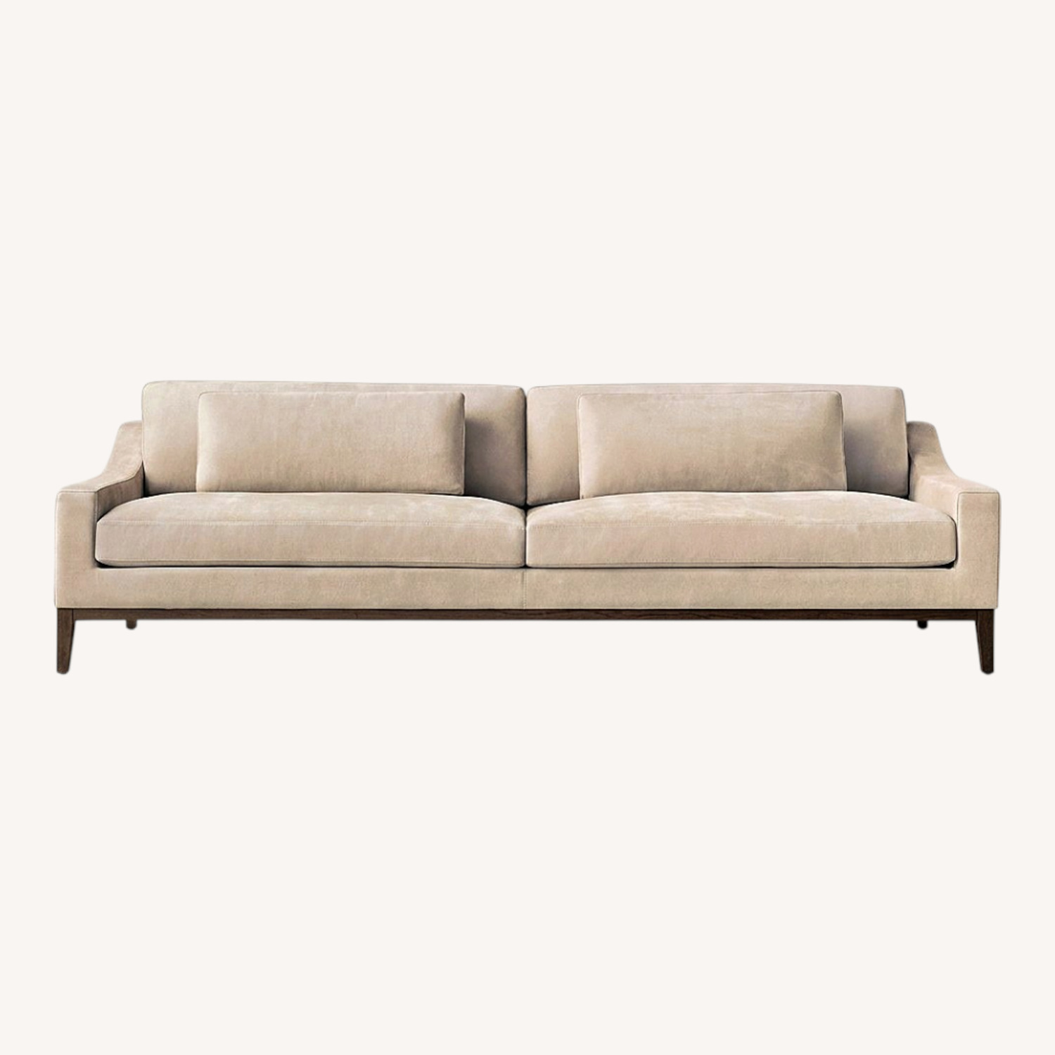 Restoration Hardware Light Gray 3+ Seater Sofa - image-0