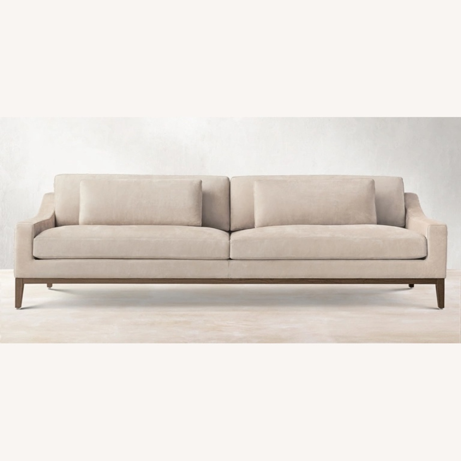 Restoration Hardware Light Gray 3+ Seater Sofa - image-11