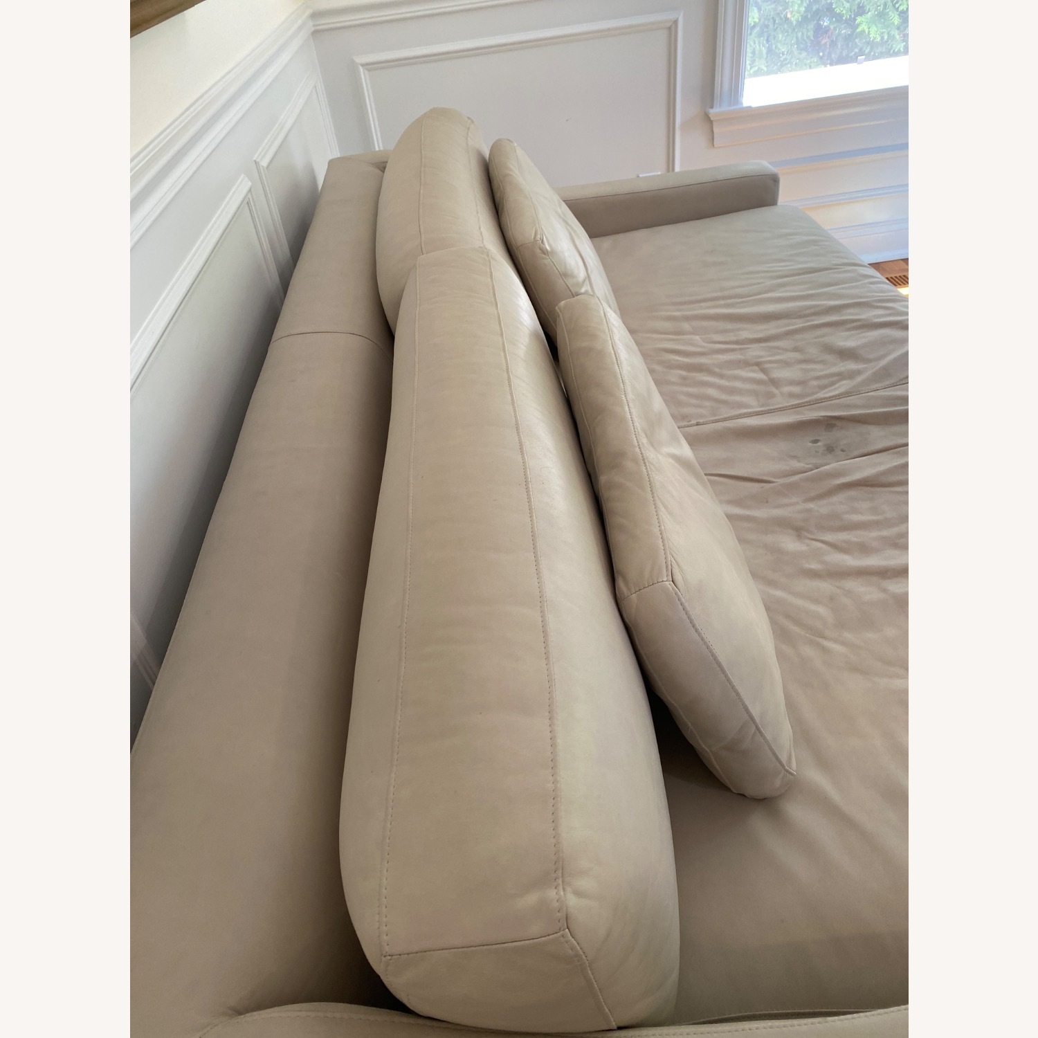 Restoration Hardware Light Gray 3+ Seater Sofa - image-7
