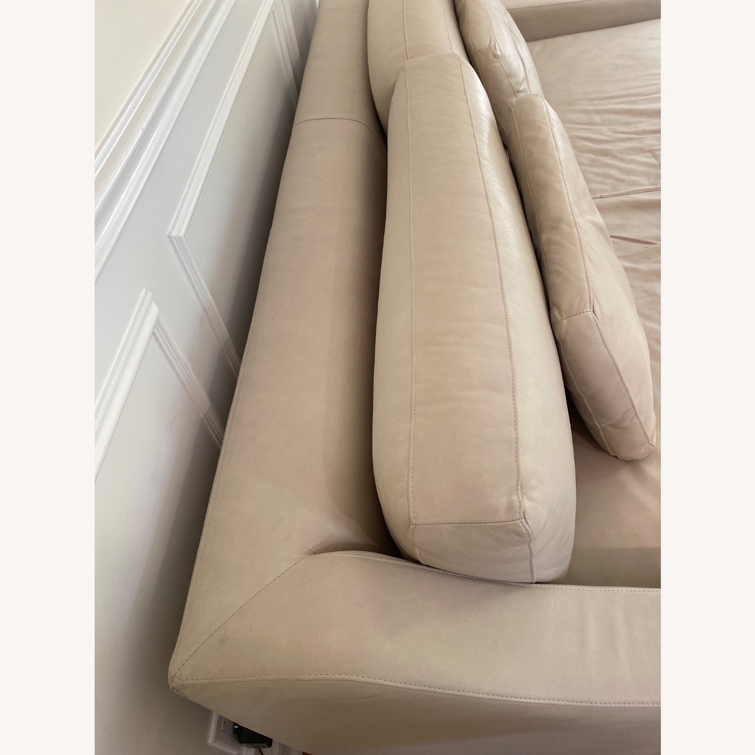 Restoration Hardware Light Gray 3+ Seater Sofa - image-8