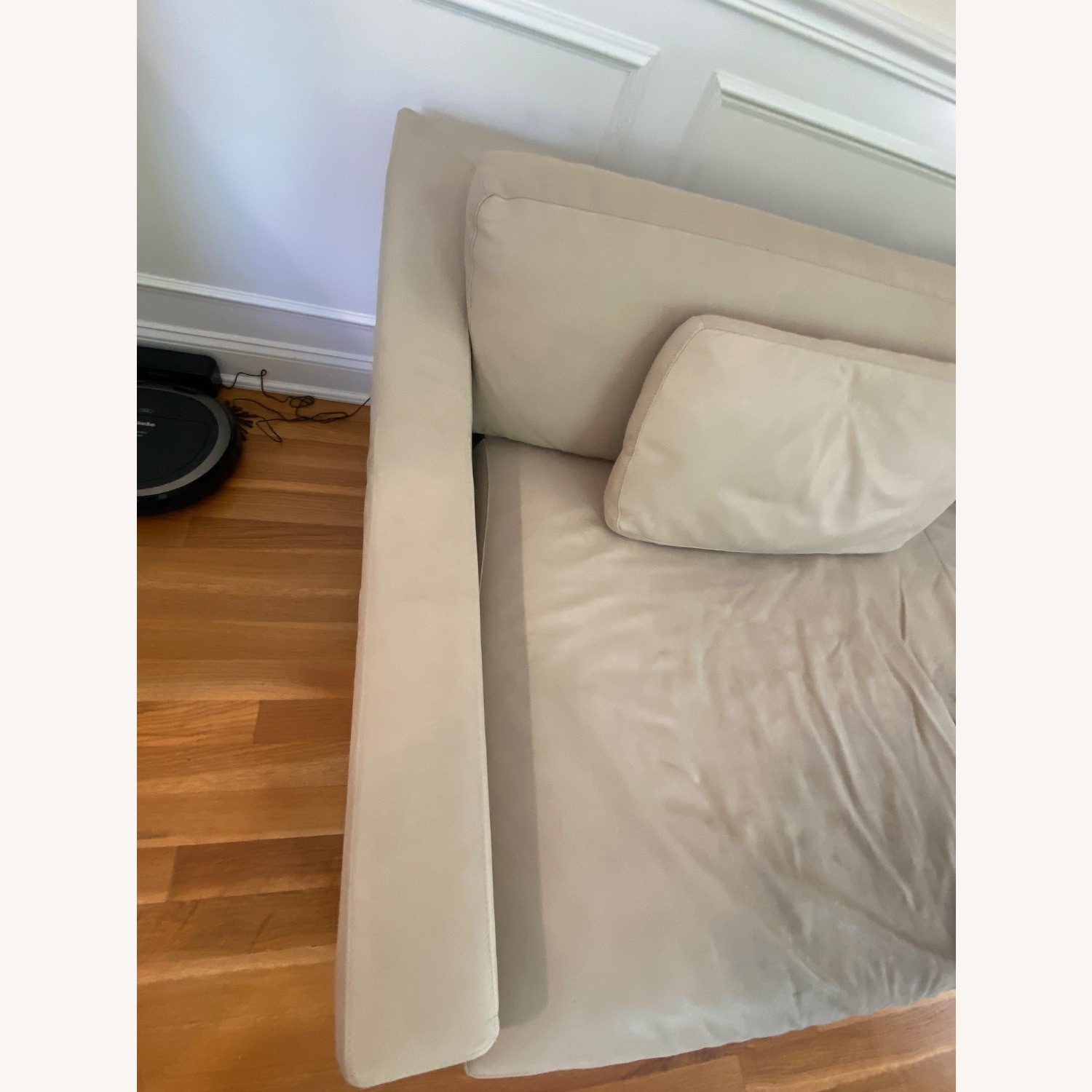 Restoration Hardware Light Gray 3+ Seater Sofa - image-9