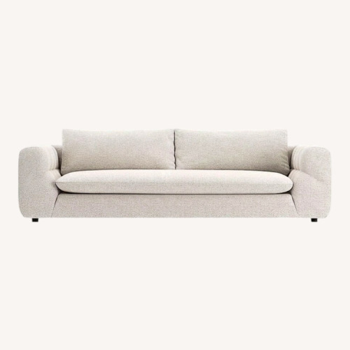 Used Crate & Barrel Cambria White Fabric 3+ Seater Sofa for sale on AptDeco