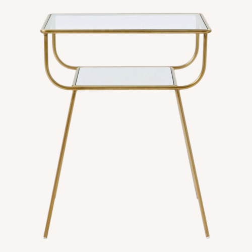 Used West Elm Curved Terrace Nightstands (19") for sale on AptDeco