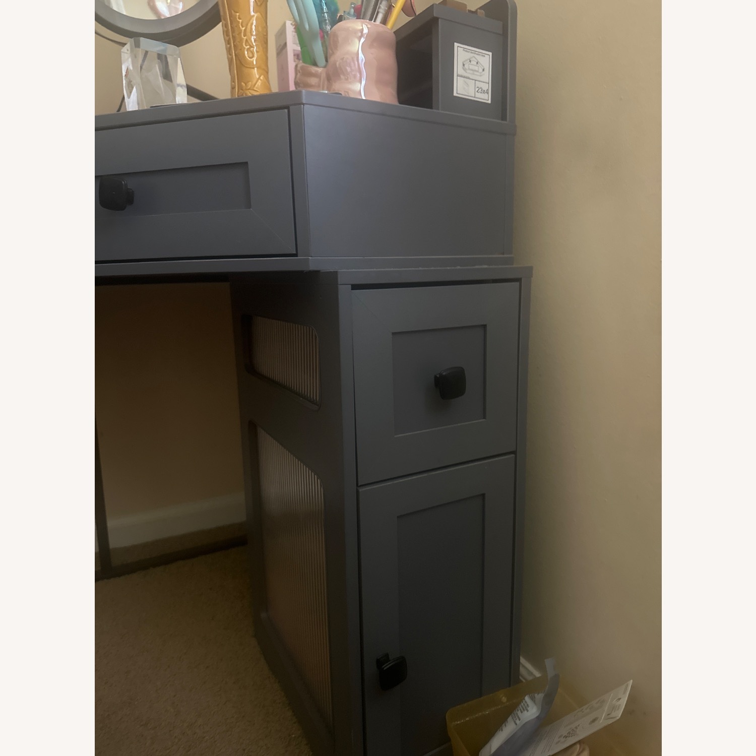Dark Gray Desk - image-3