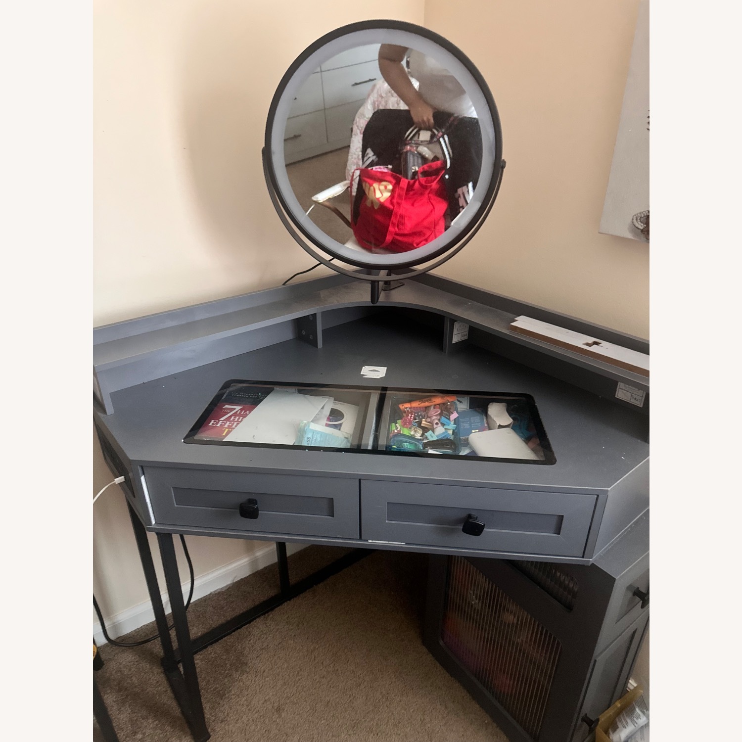 Dark Gray Desk - image-1