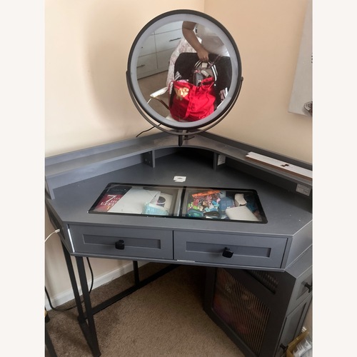 Used Dark Gray Desk for sale on AptDeco