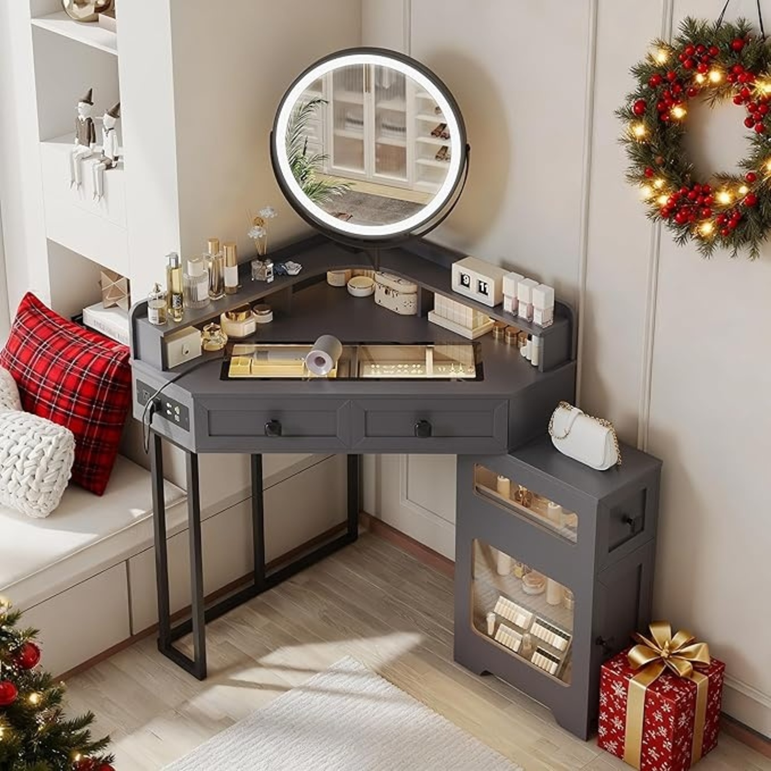 Dark Gray Desk - image-7
