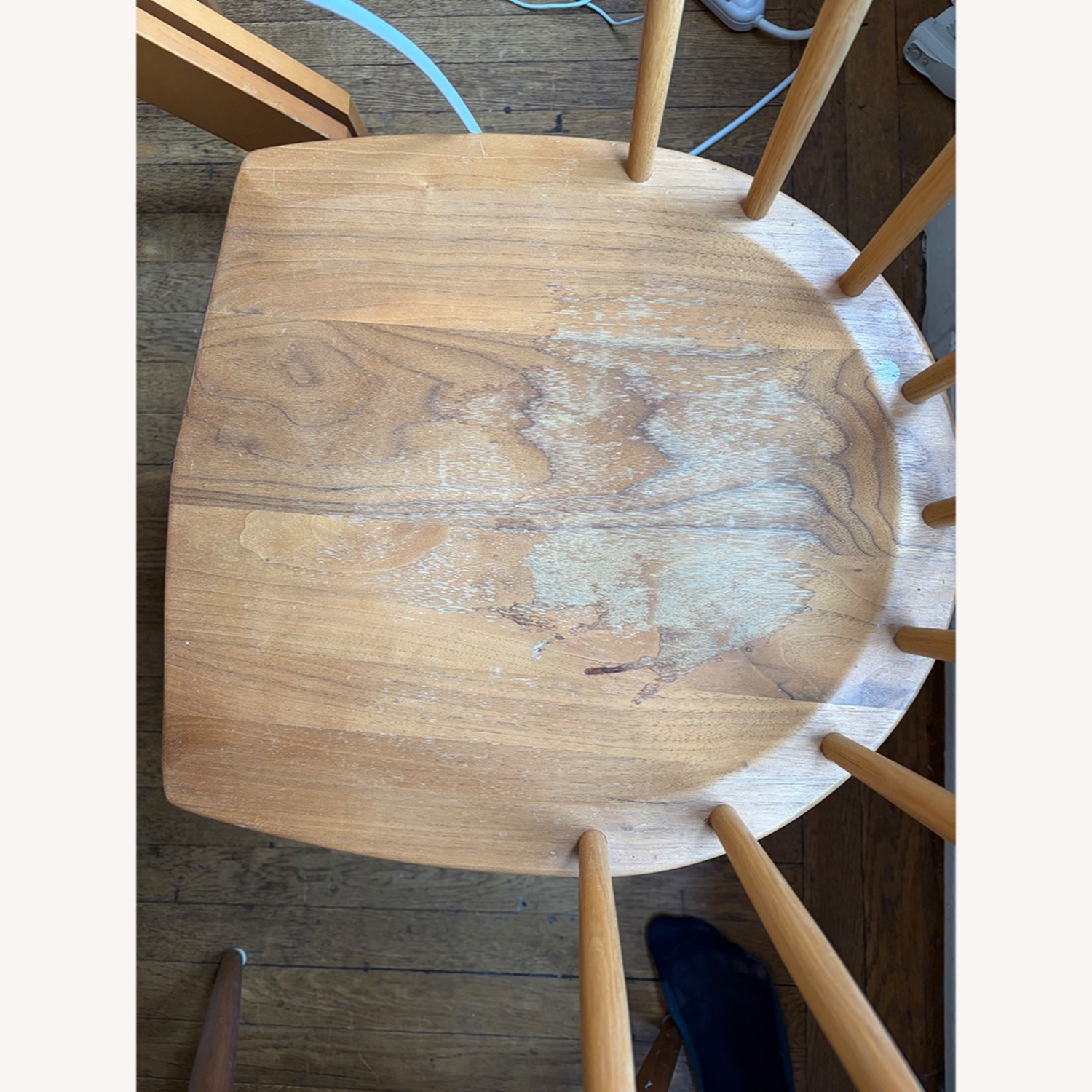 Knoll Nakashima Light Brown Wood Dining Chairs - image-8