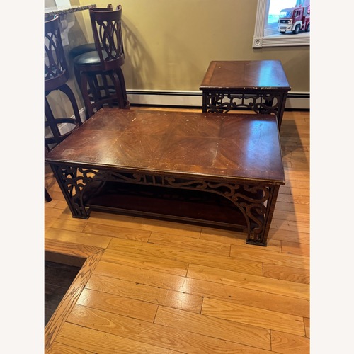 Used Steve Silver Co. Dark Brown Coffee Table for sale on AptDeco