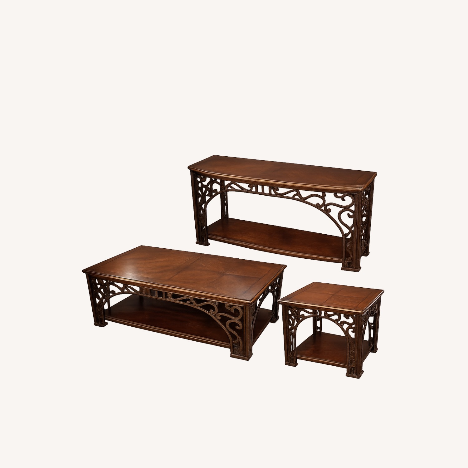 Steve Silver Co. Dark Brown Coffee Table - image-7