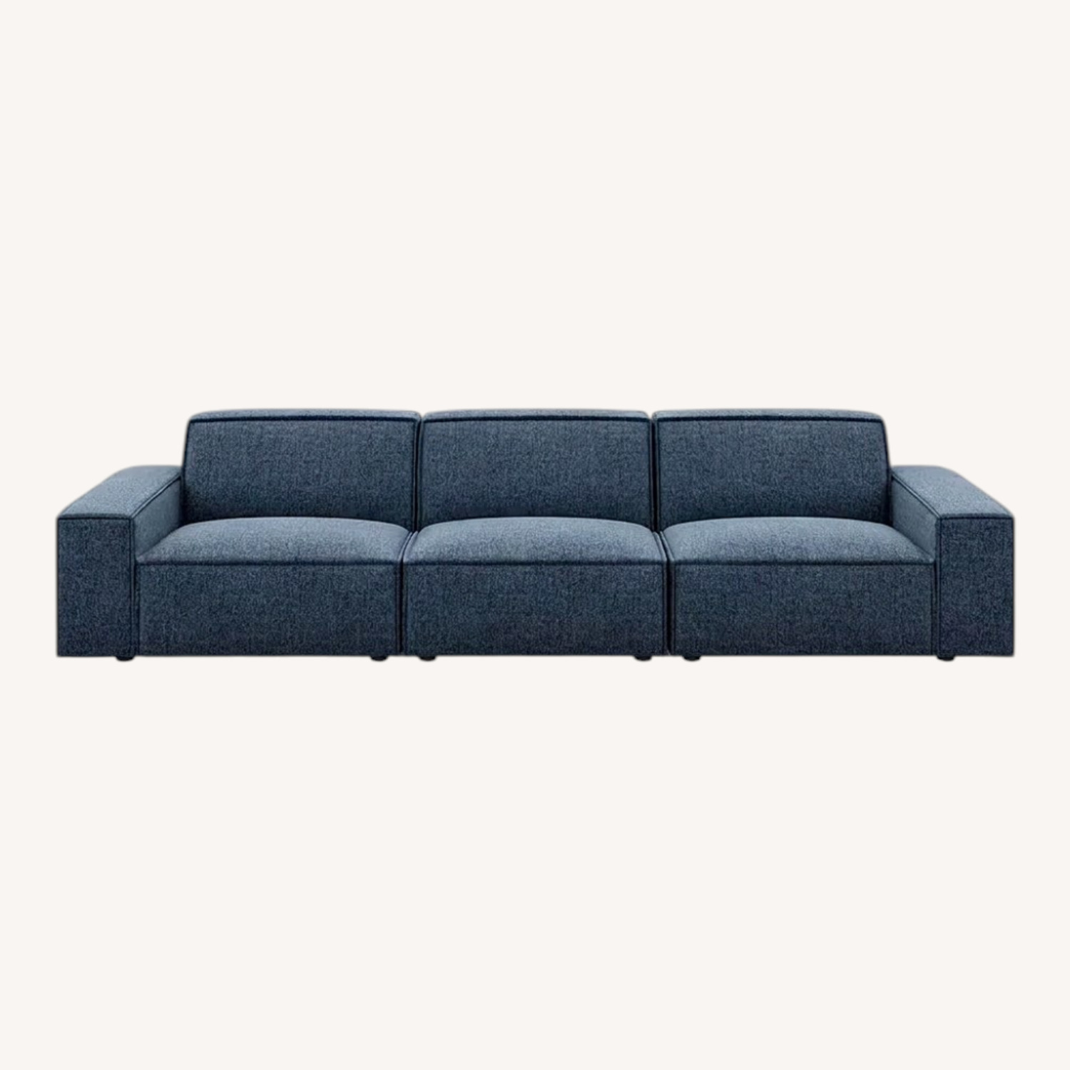 Castlery Johnathon Blue Velvet 3+ Piece Sectional - image-0