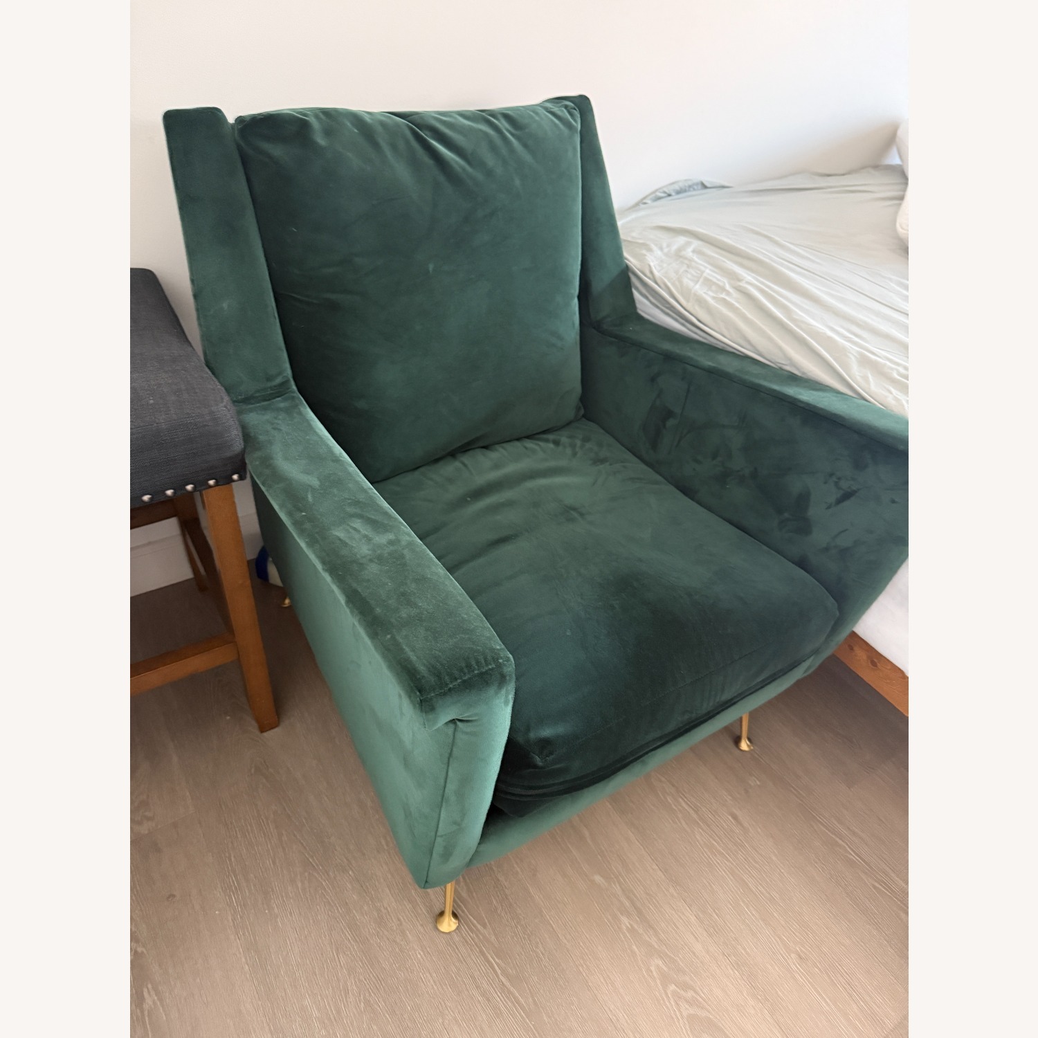 West Elm Carlo Mid-Century Chair - Metal Legs - image-2