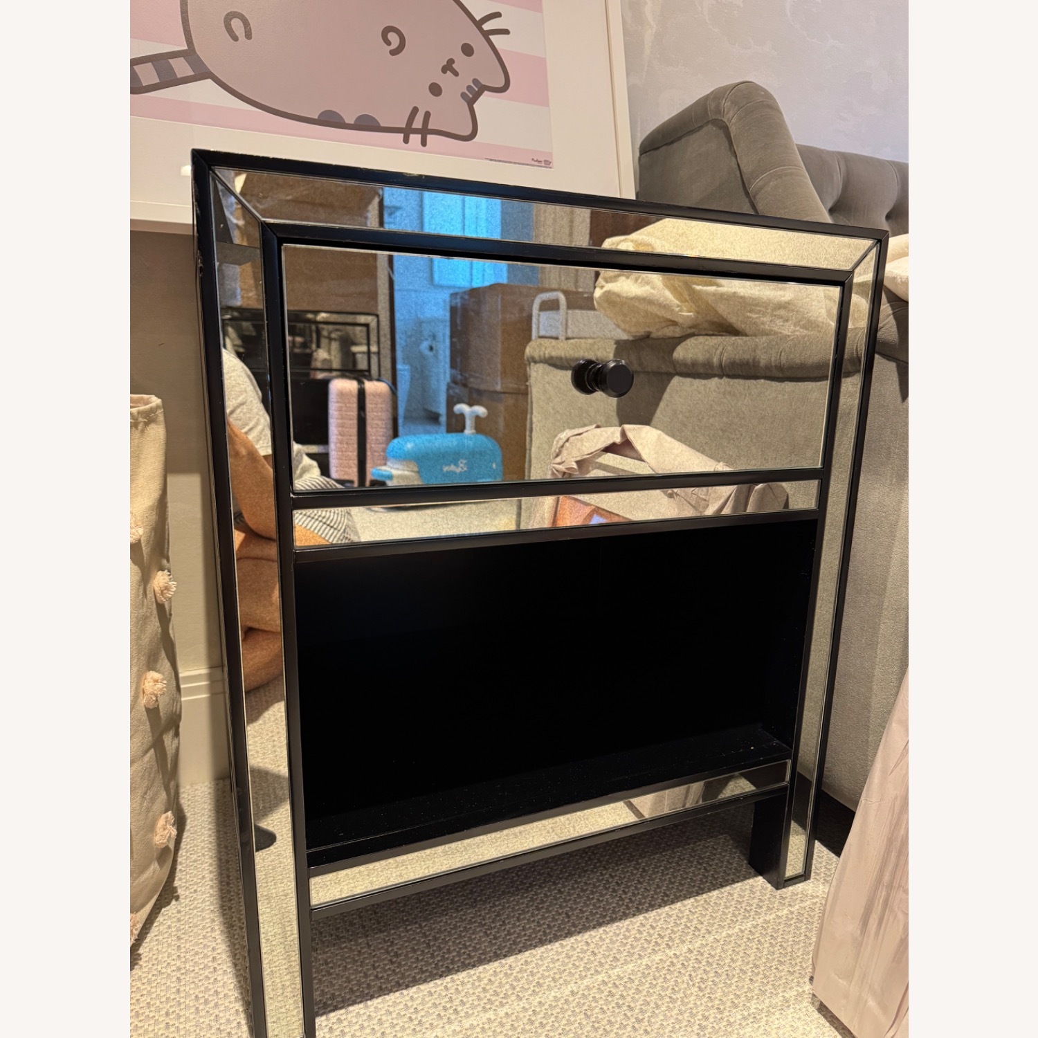 Pottery Barn Marnie Mirrored Nightstand - image-2