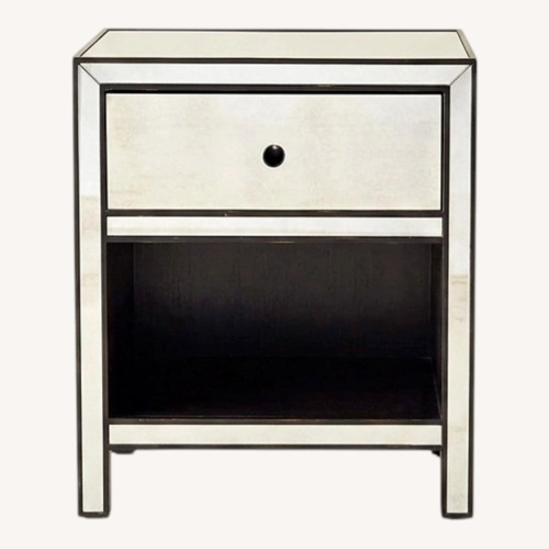 Used Pottery Barn Marnie Mirrored Nightstand for sale on AptDeco