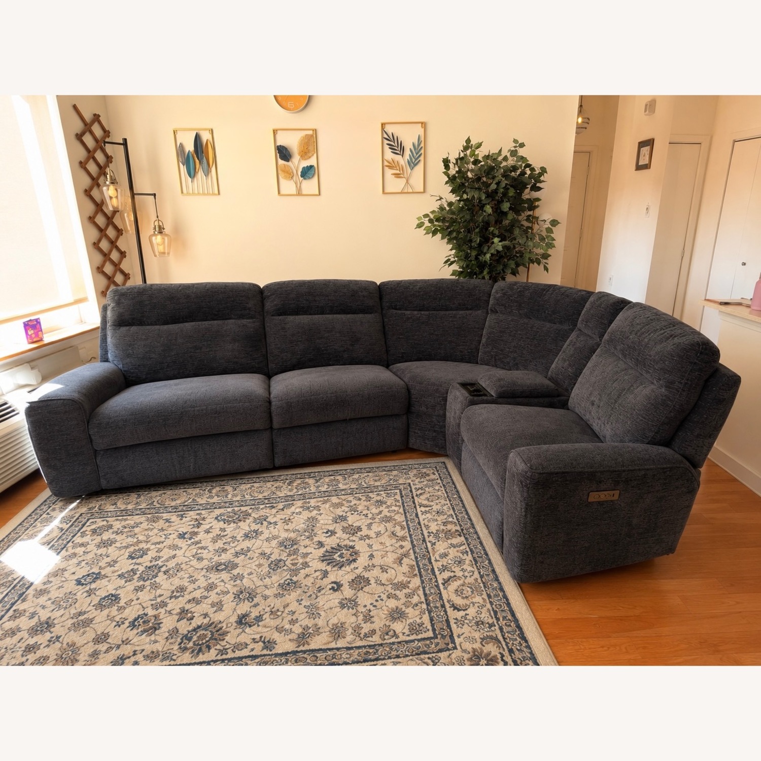 Bob's Discount Furniture Blue 3+ Piece Sectional - image-3