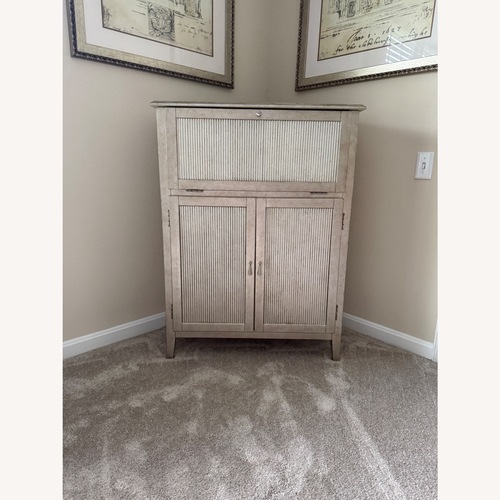 Used Hooker Furniture Corporation Silver Bar Cart for sale on AptDeco