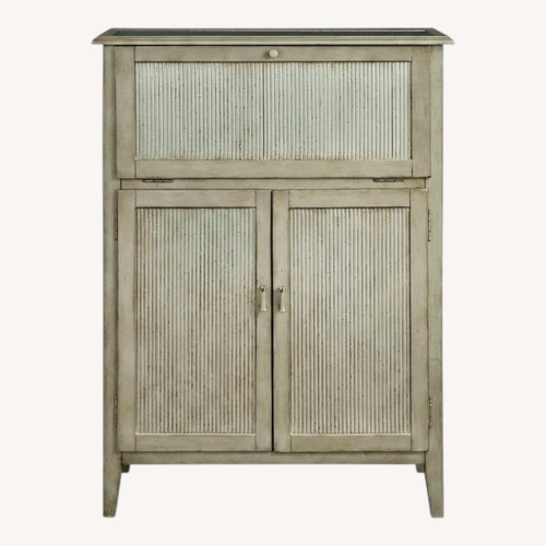 Used Hooker Furniture Corporation Silver Bar Cart for sale on AptDeco