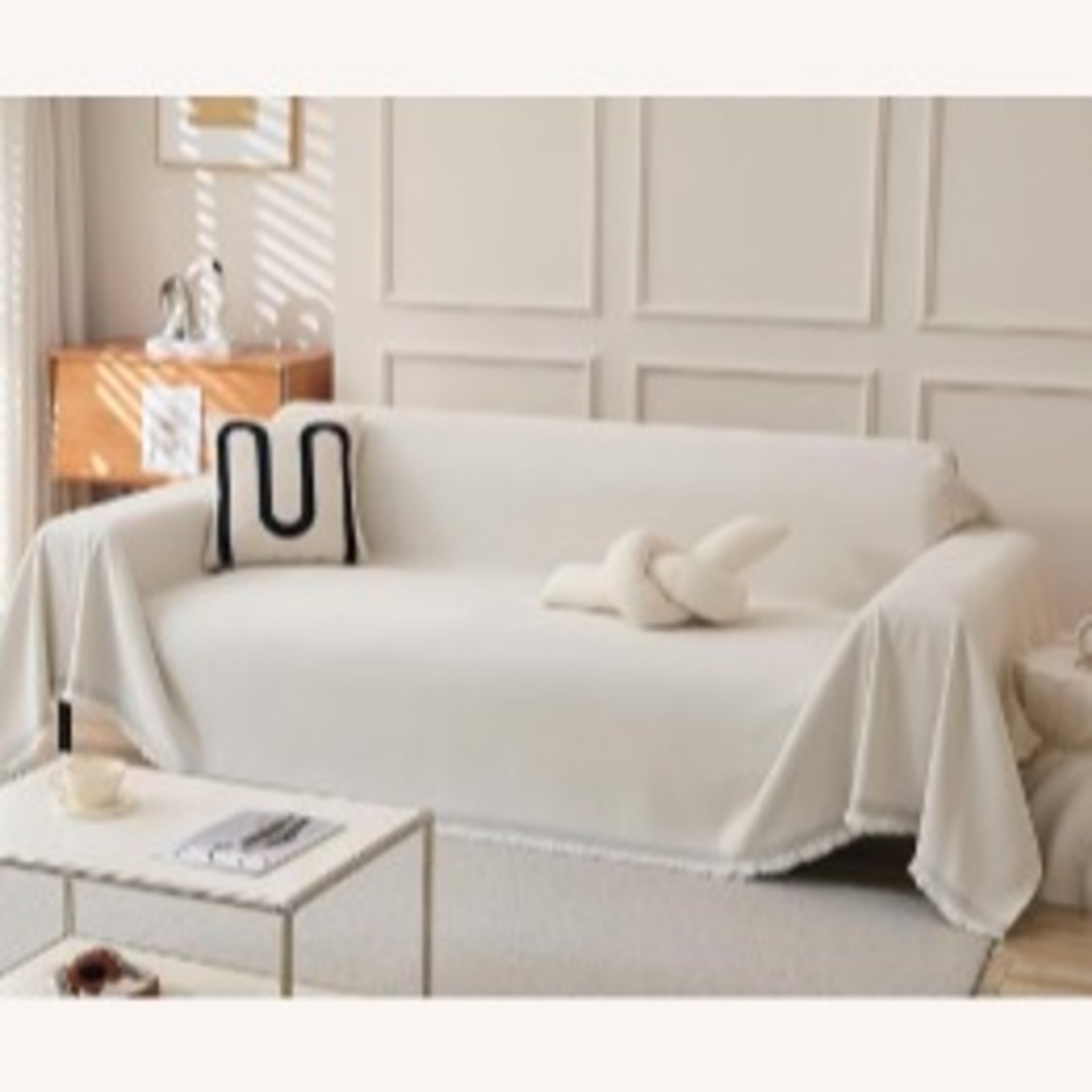 Amazon Natural Fabric Throw - image-4