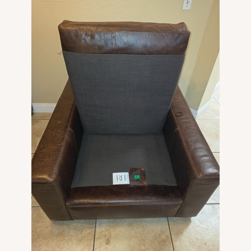 Used Restoration Hardware Maxwell Leather Chair for sale on AptDeco