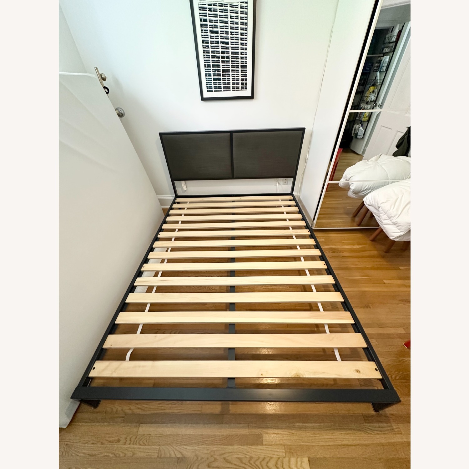 Crate & Barrel Queen Bed frame - image-2