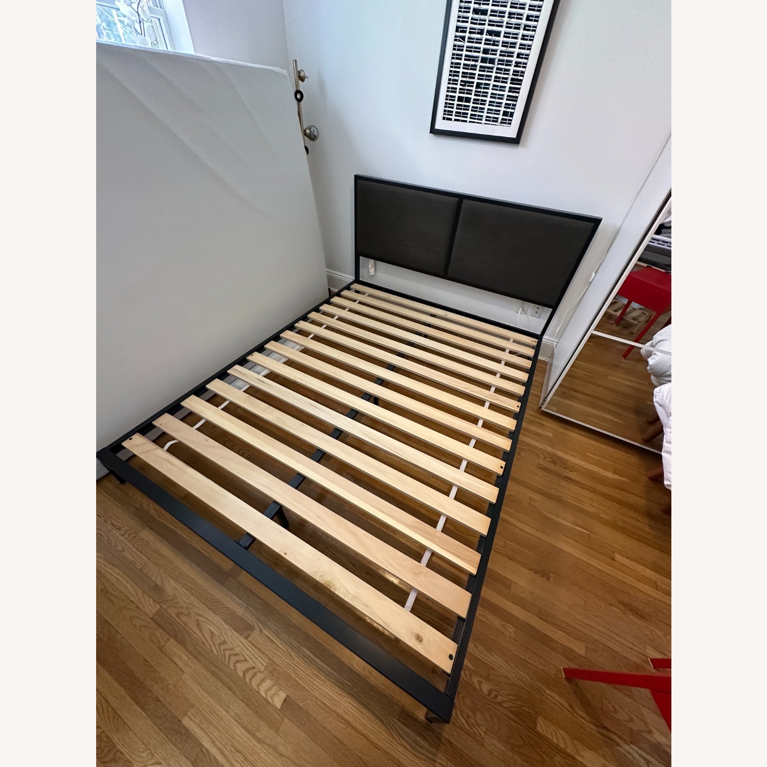 Crate & Barrel Queen Bed frame - image-3