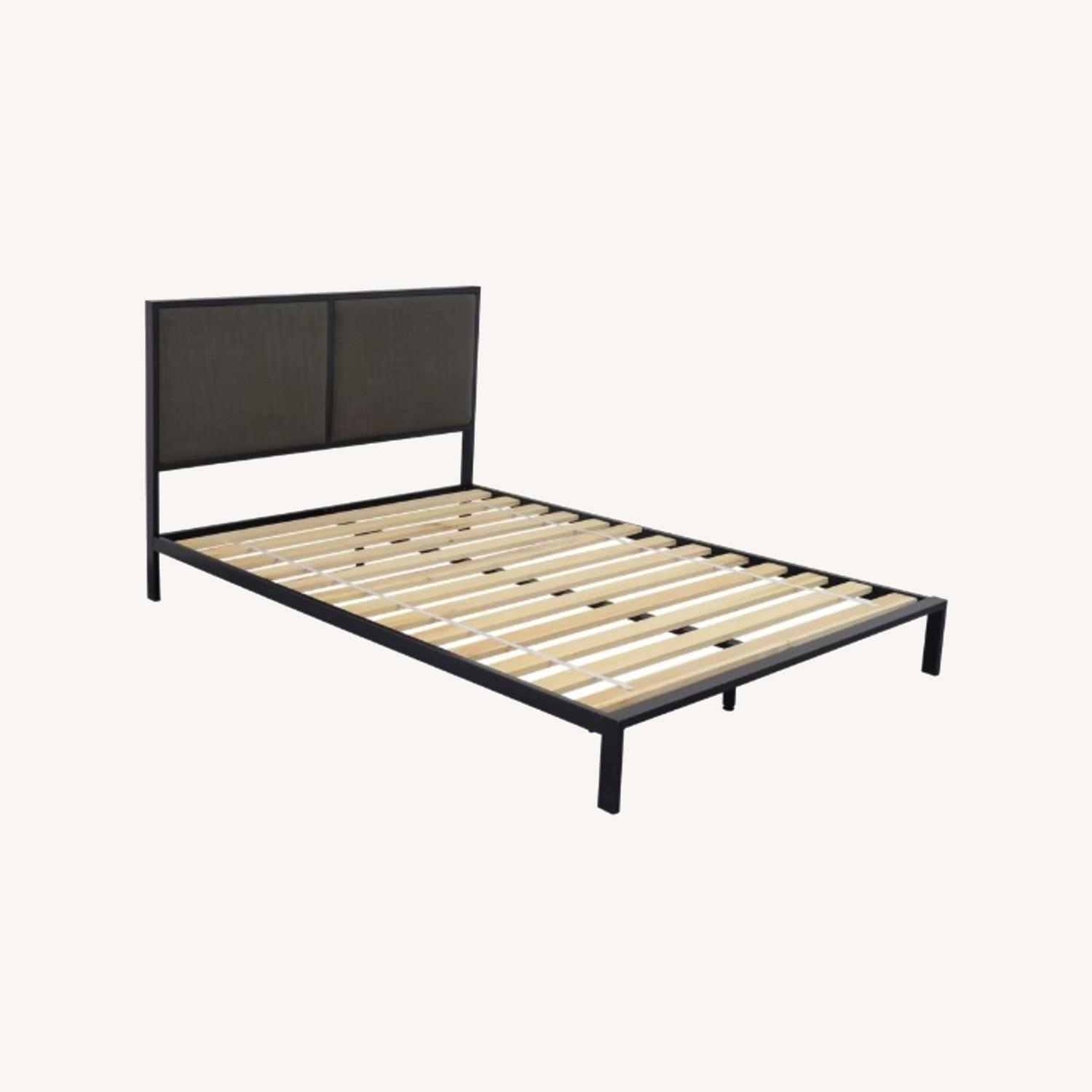 Crate & Barrel Queen Bed frame - image-4