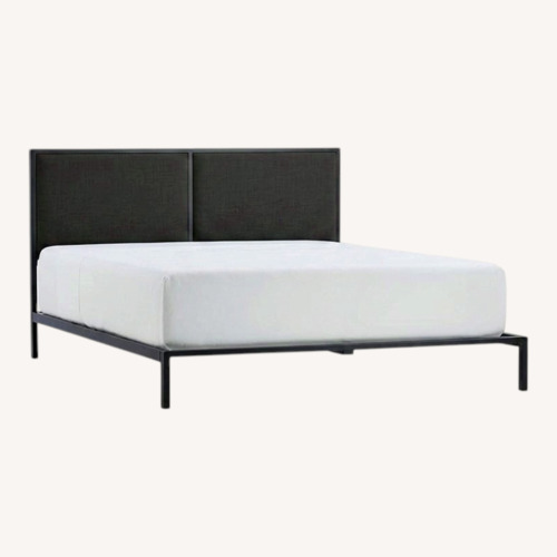 Used Crate & Barrel Queen Bed frame for sale on AptDeco