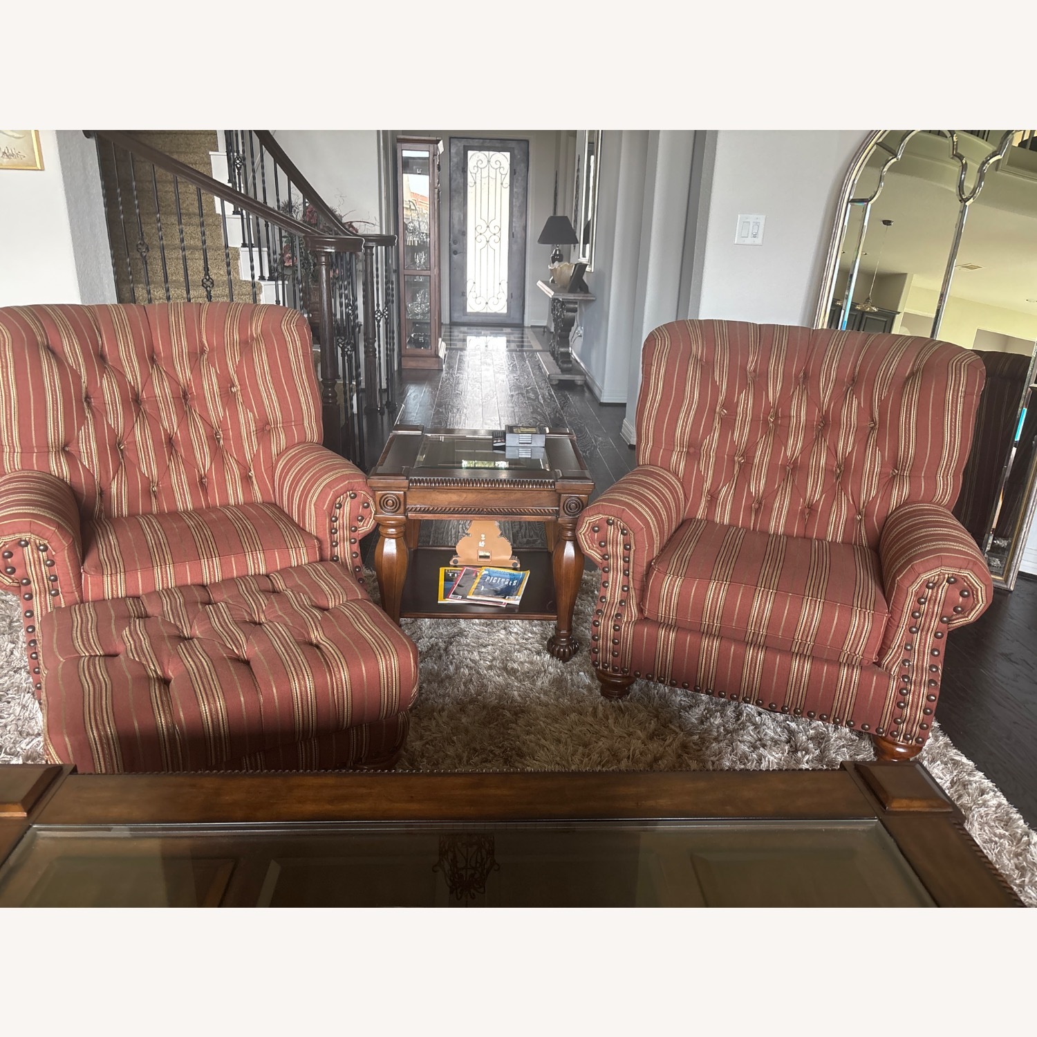 Fabric Accent Chair - image-1