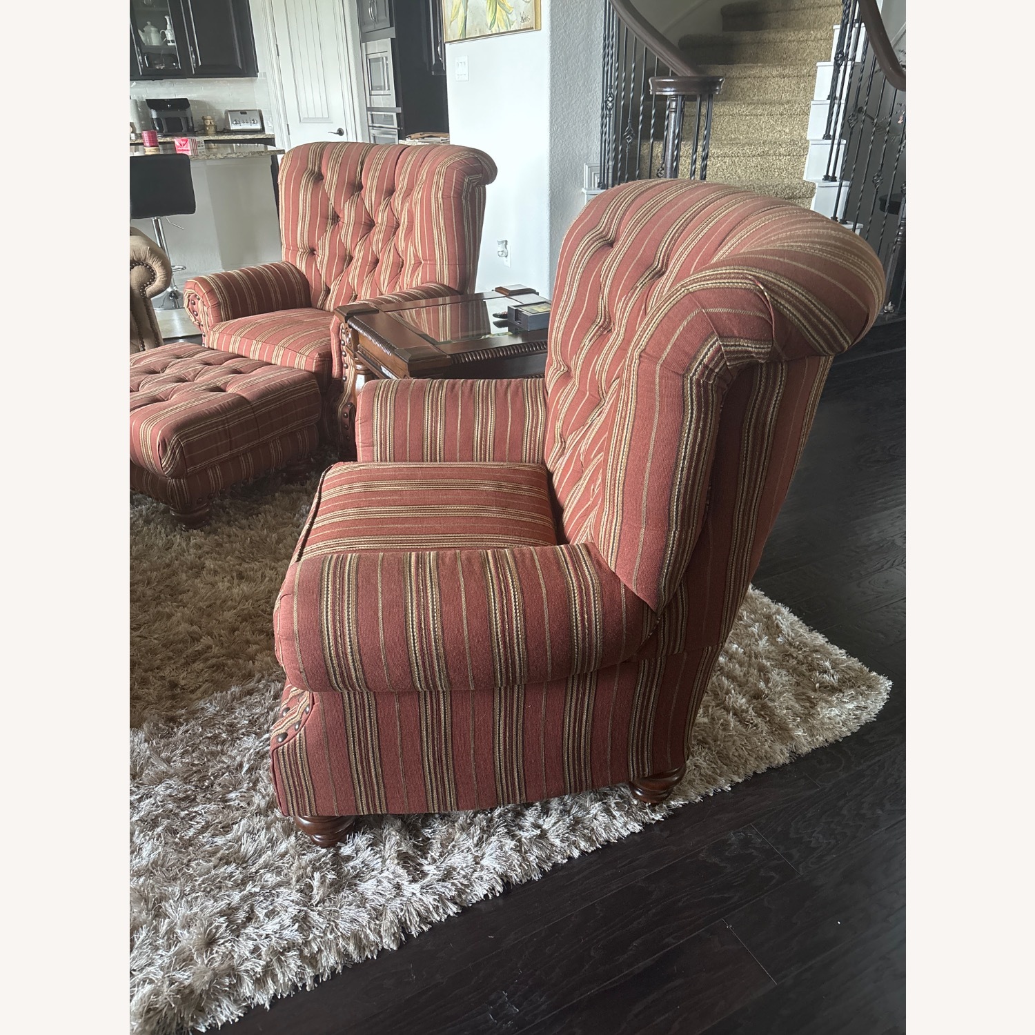 Fabric Accent Chair - image-3